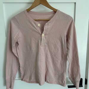 Everlane Long Sleeve ReCotton Henley Tee